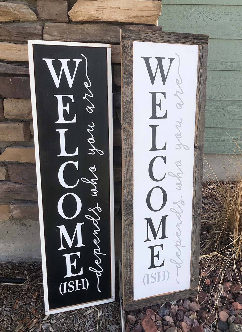 home welcome signs custom at home interiors