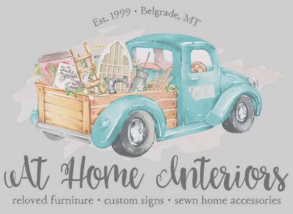 Home Decor Furniture Seller Custom Handmade Belgrade Montana Logo